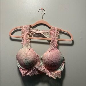 Pink Lace Bralette